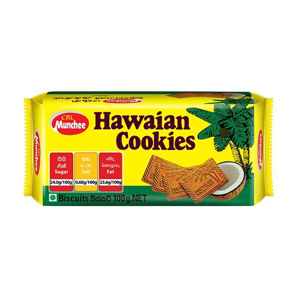 Munchee Hawaian Cookies 100g