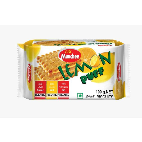 Munchee Lemon Puff 100g