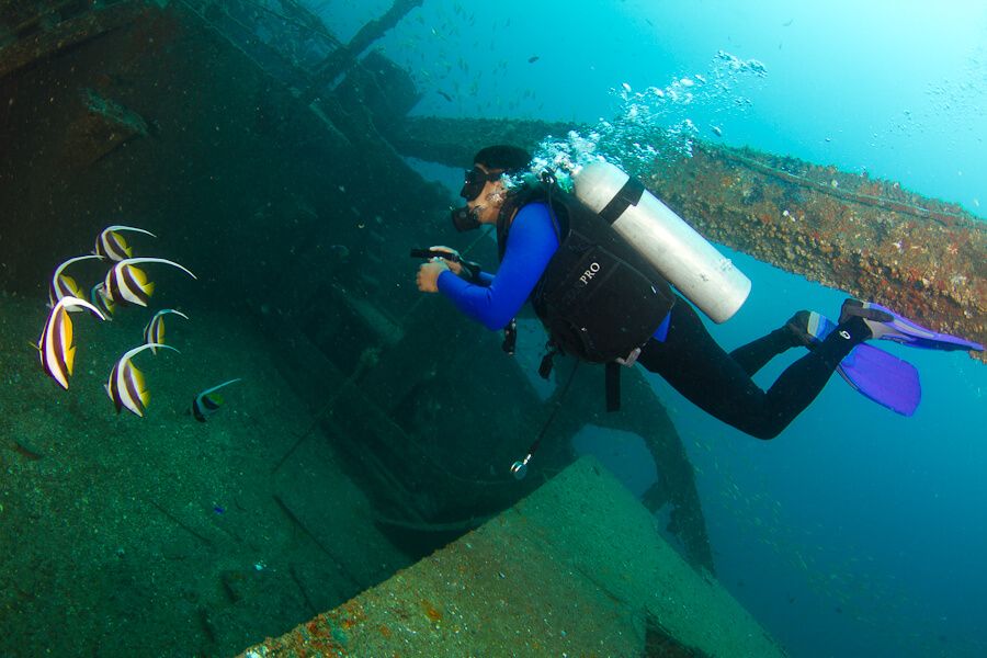 Diving in Colombo