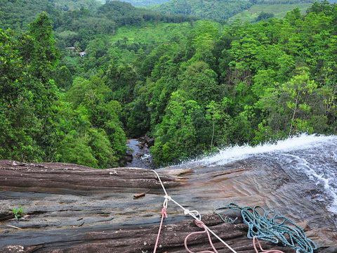 Waterfall Abseiling in Sri Lanka, Kitulgala