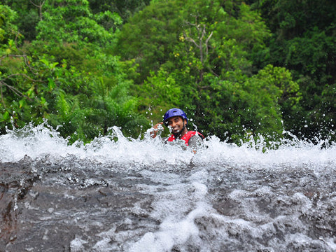 Waterfall Abseiling in Sri Lanka, Kitulgala