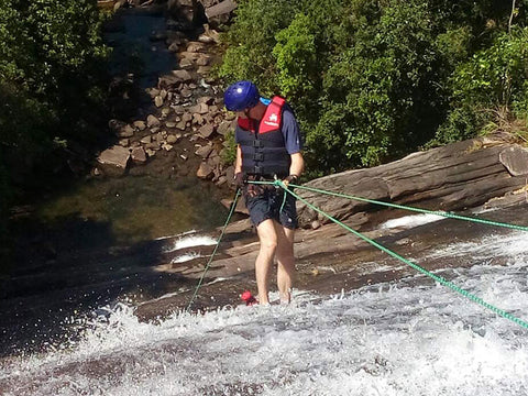 Waterfall Abseiling in Sri Lanka, Kitulgala