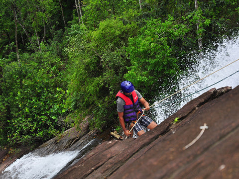 Waterfall Abseiling in Sri Lanka, Kitulgala